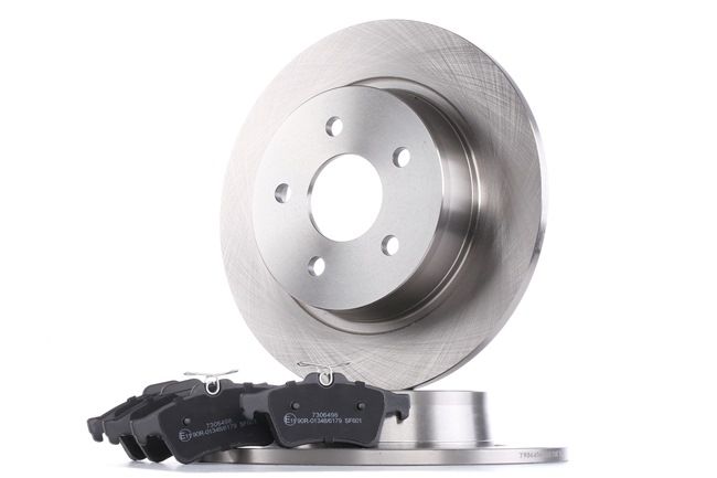 STARK SKBK-10990397: Kit de discos de freno y pastillas Eje trasero, Ø: 280mm, macizo