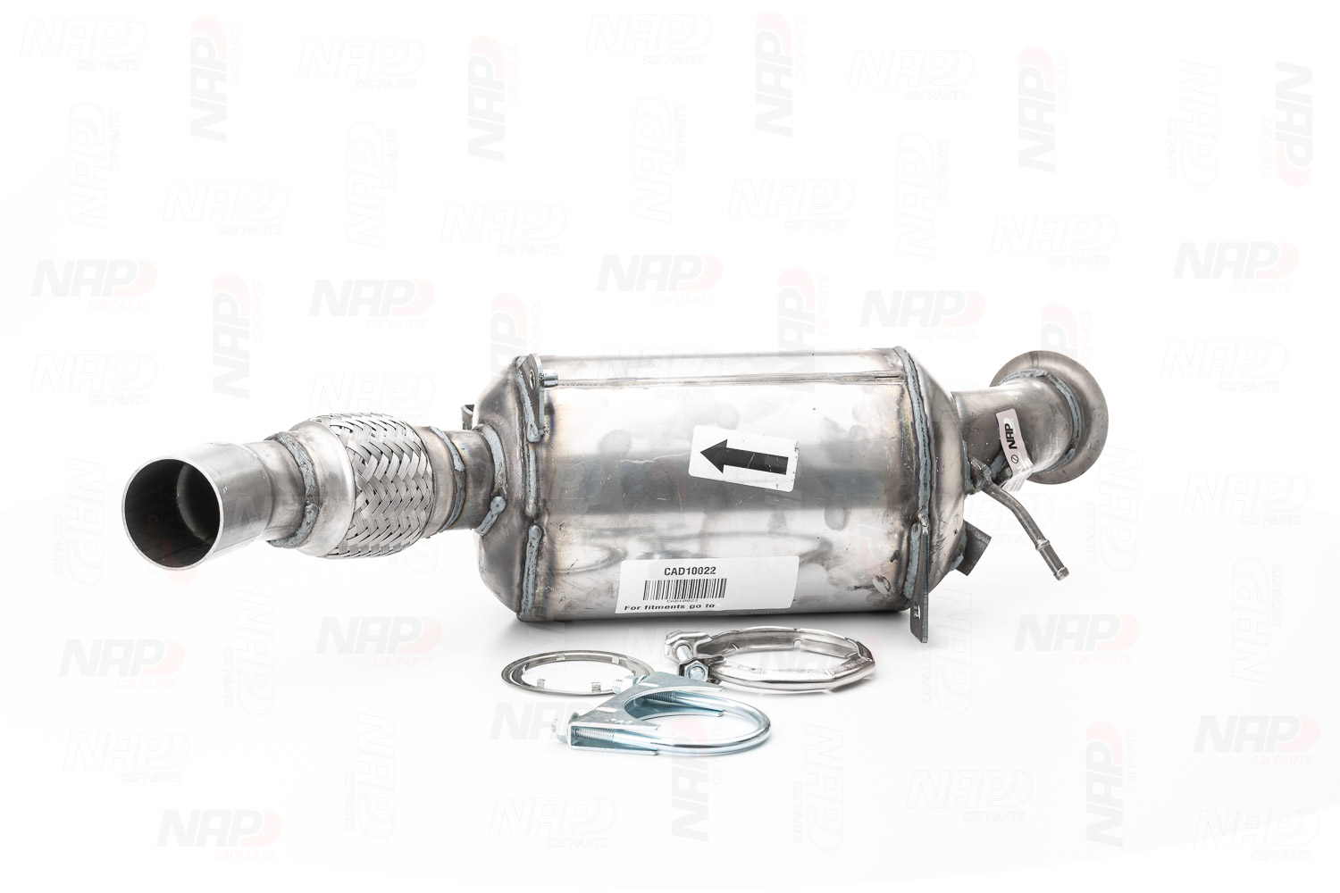 NAP carparts CAD10022: Partikelfilter (DPF) mit Anbau-/Befestigungsmaterial