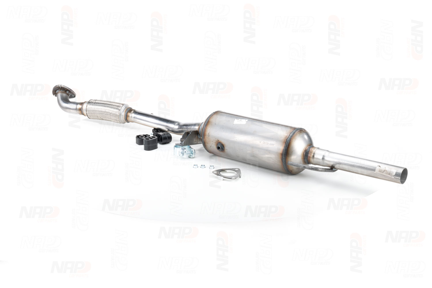 NAP carparts CAD10191: Roetfilter (DPF) met montage-/bevestigingsmateriaal