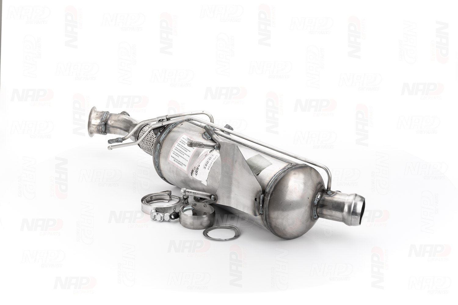 NAP carparts CAD10254: Roetfilter (DPF) met montage-/bevestigingsmateriaal