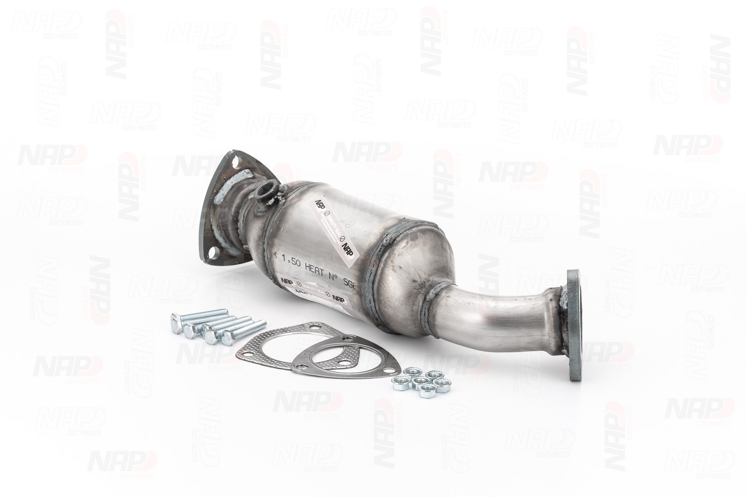 NAP carparts CAK10059: Katalysator mit Anbau-/Befestigungsmaterial