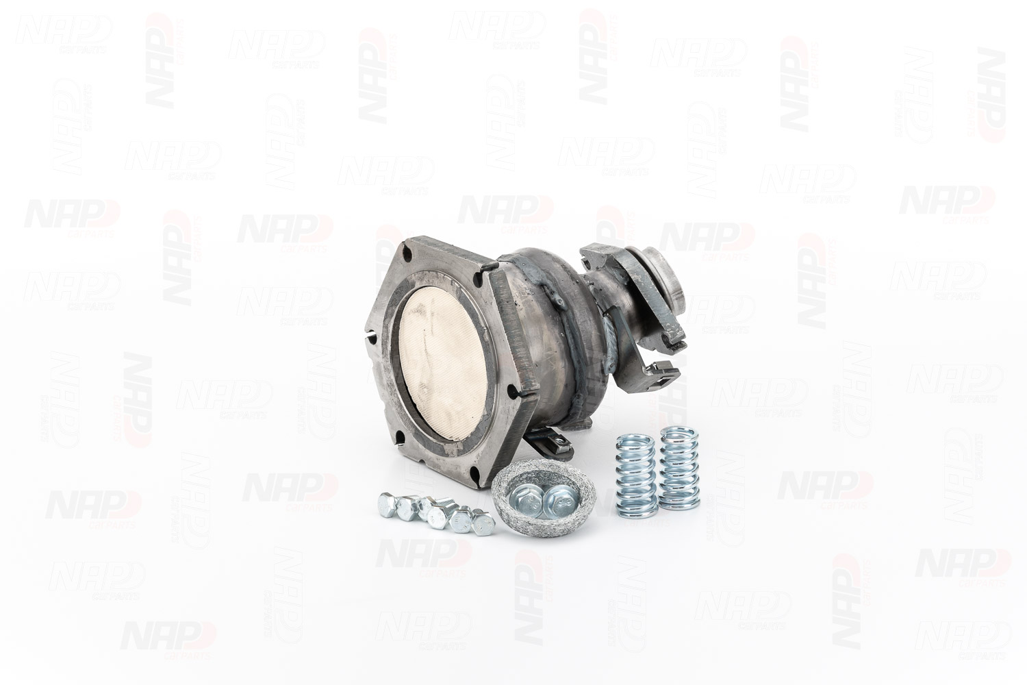 NAP carparts CAK10196: Katalizator z materiałem montażowym/ mocującym