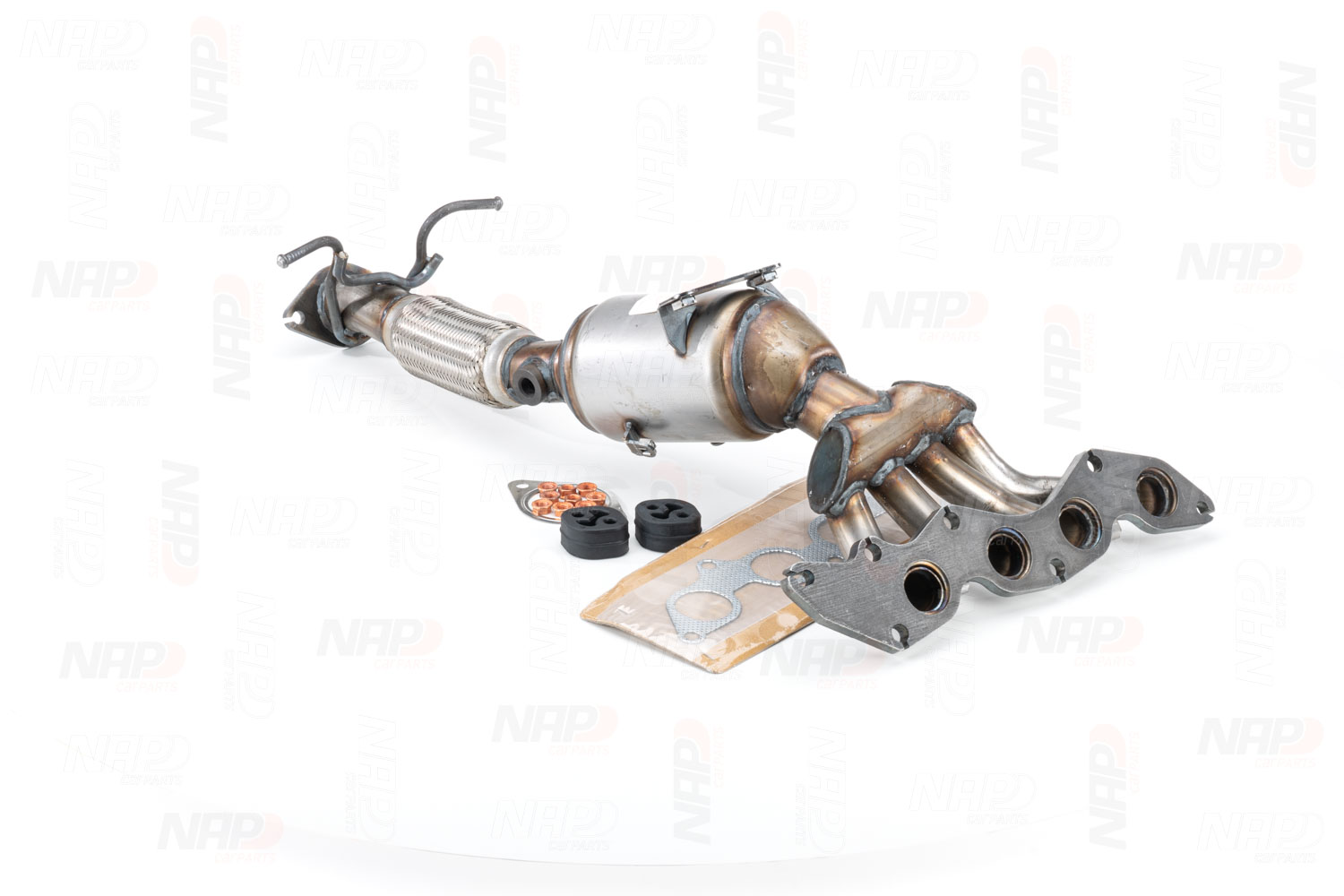 NAP carparts CAK10285: Katalysator mit Anbau-/Befestigungsmaterial