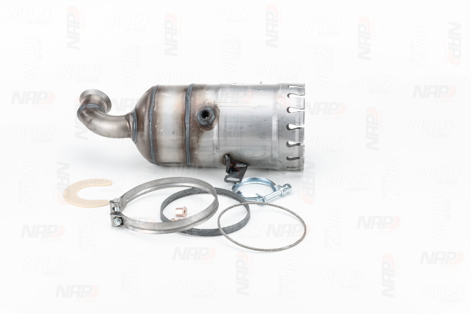 NAP carparts CAK10514: Katalüsaator koos paigaldus-/kinnitusmaterjaliga