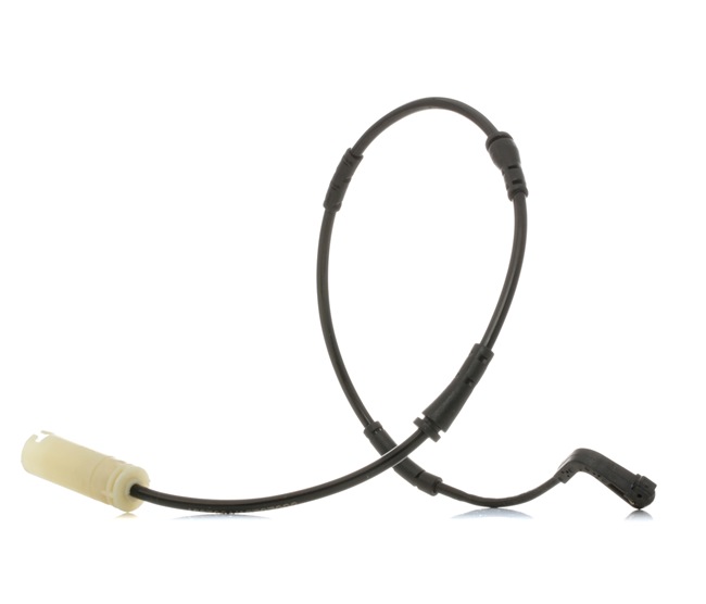 RIDEX 407W0169: Sensor de desgaste de pastillas de frenos eje delantero, ambos lados, 645mm