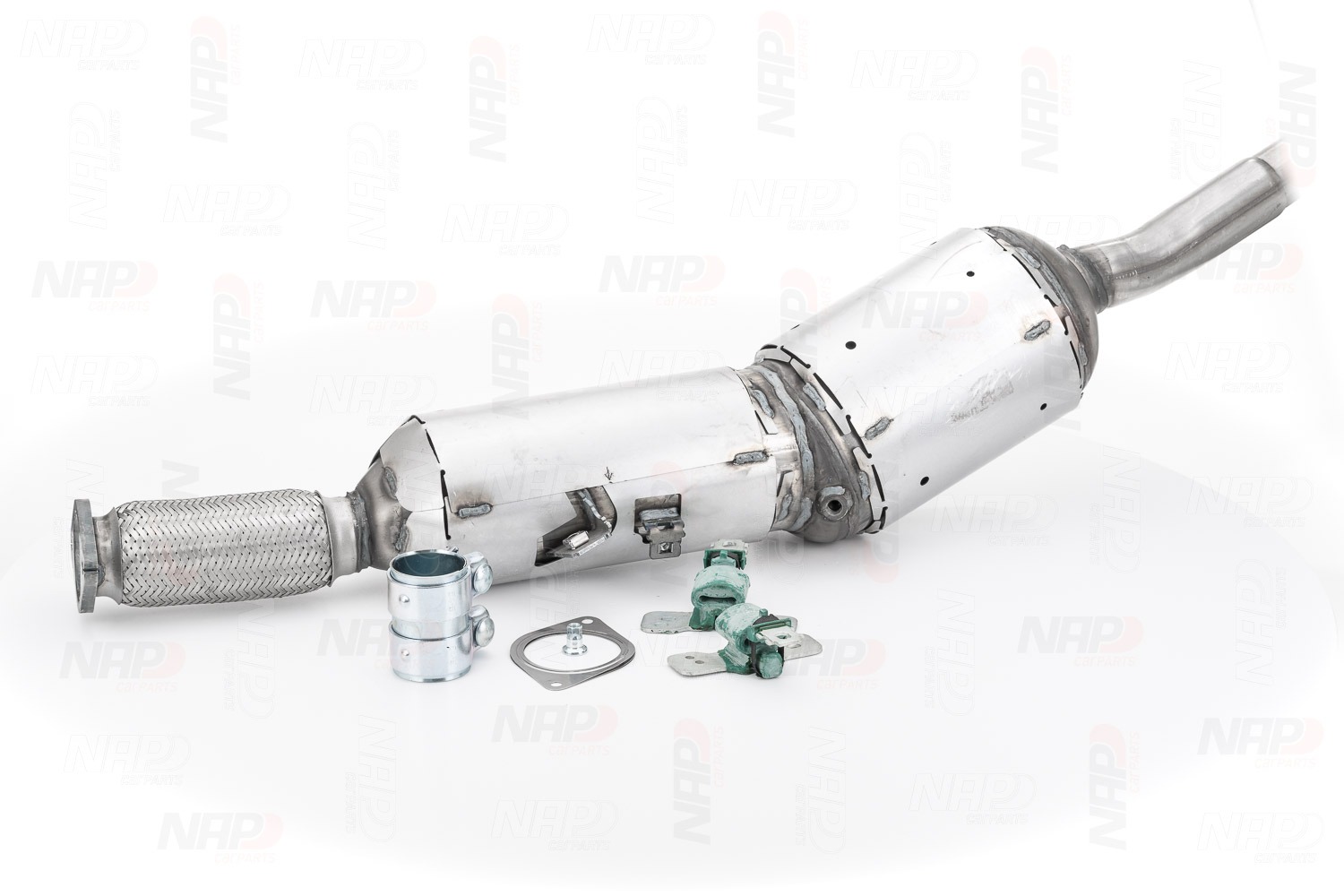NAP carparts CAD10236: Roetfilter (DPF) met montage-/bevestigingsmateriaal