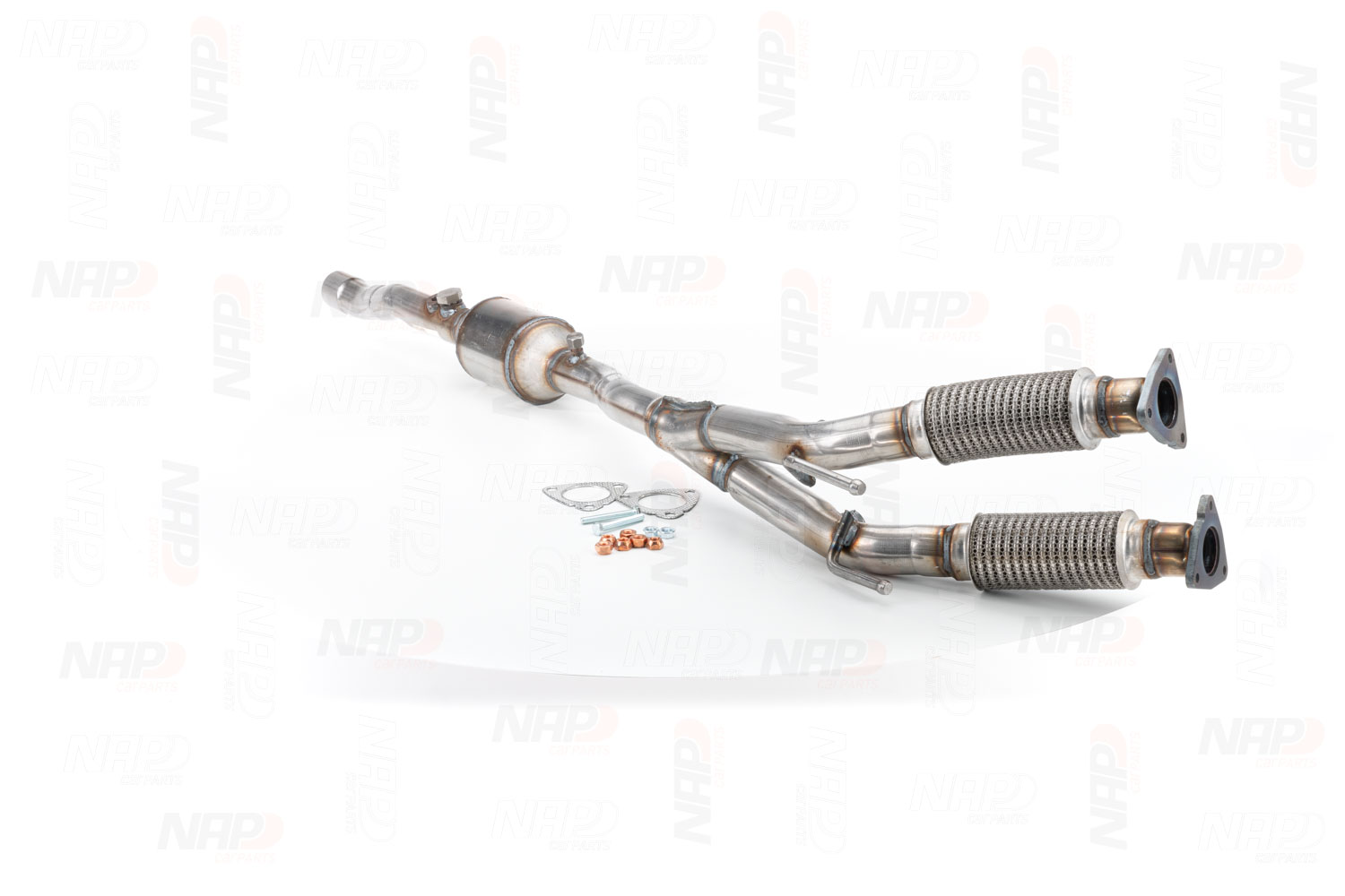 NAP carparts CAK10024: Katalysator mit Anbau-/Befestigungsmaterial