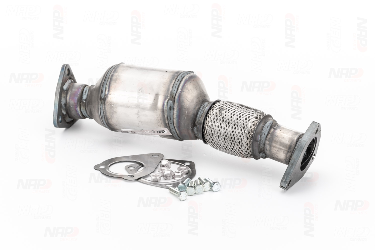 NAP carparts CAK10025: Katalysator mit Anbau-/Befestigungsmaterial