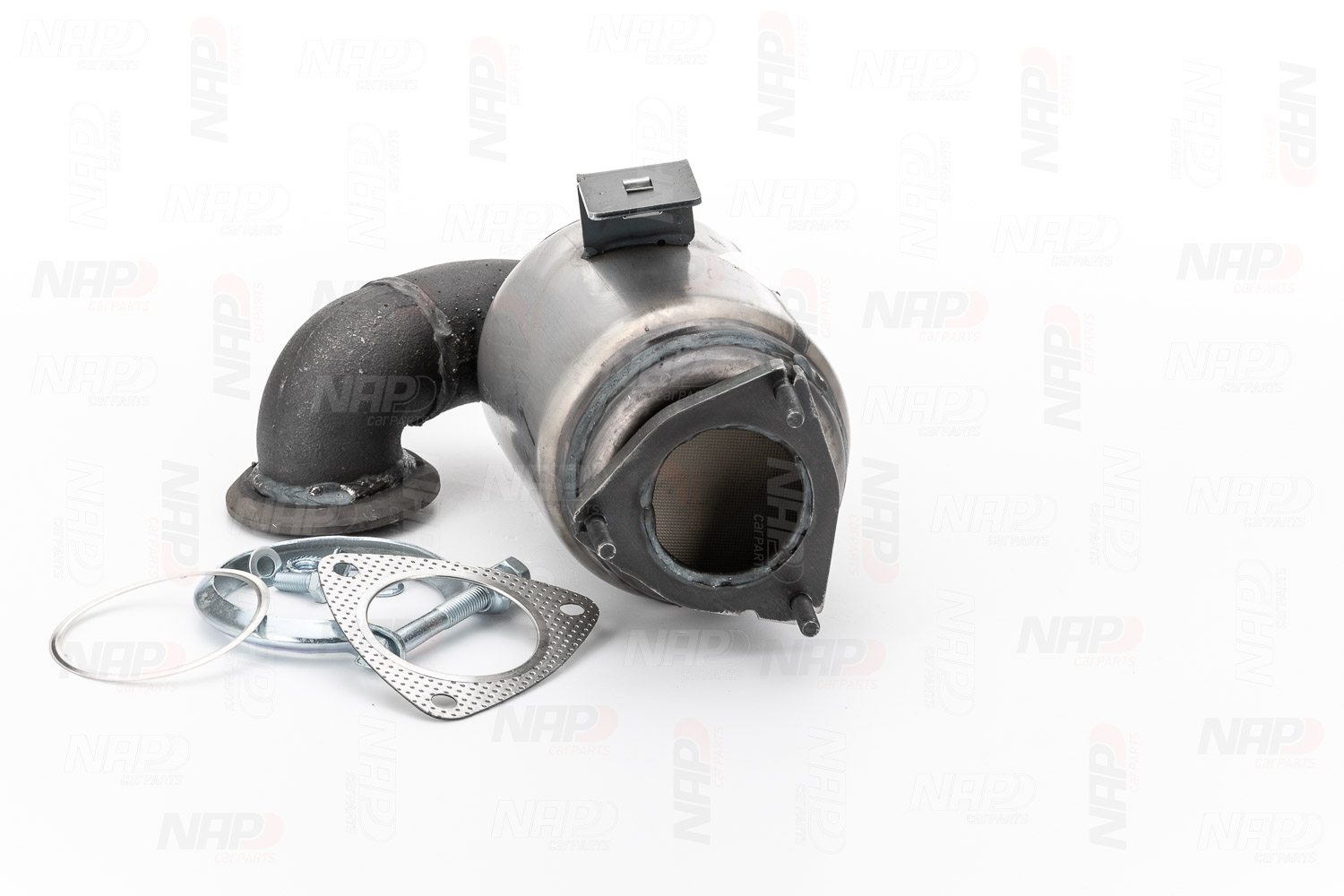 NAP carparts CAK10120: Katalizator z materiałem montażowym/ mocującym