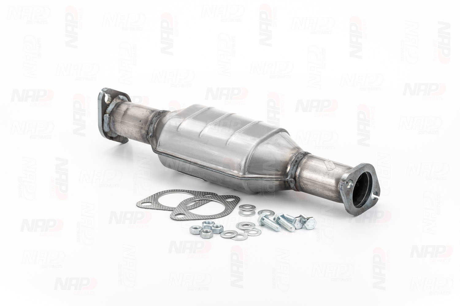 NAP carparts CAK10168: Katalizator z materiałem montażowym/ mocującym