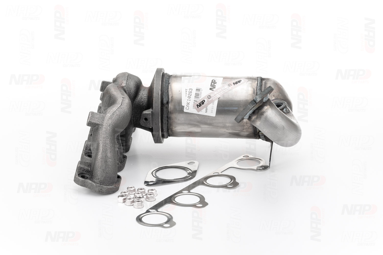 NAP carparts CAK10263: Katalysator mit Anbau-/Befestigungsmaterial