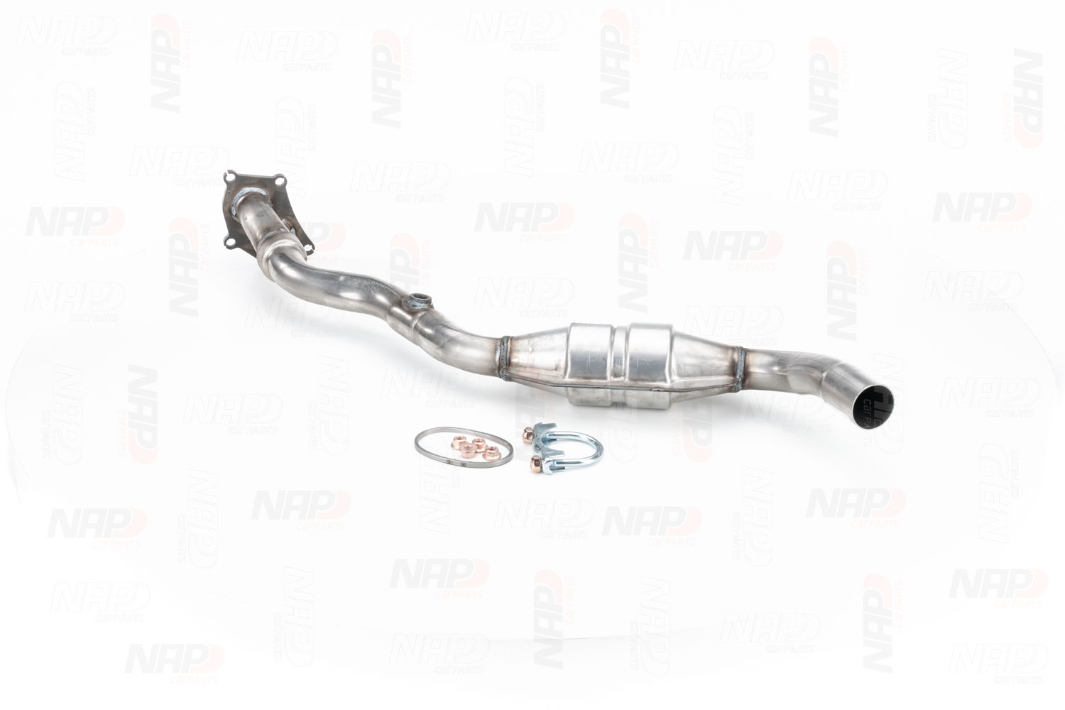 NAP carparts CAK10314: Katalizator z materiałem montażowym/ mocującym