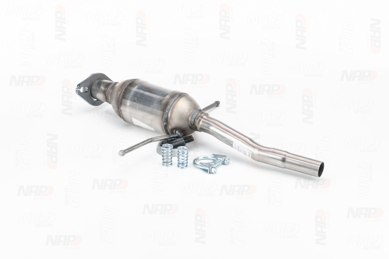 NAP carparts CAK10406: Katalizator z materiałem montażowym/ mocującym