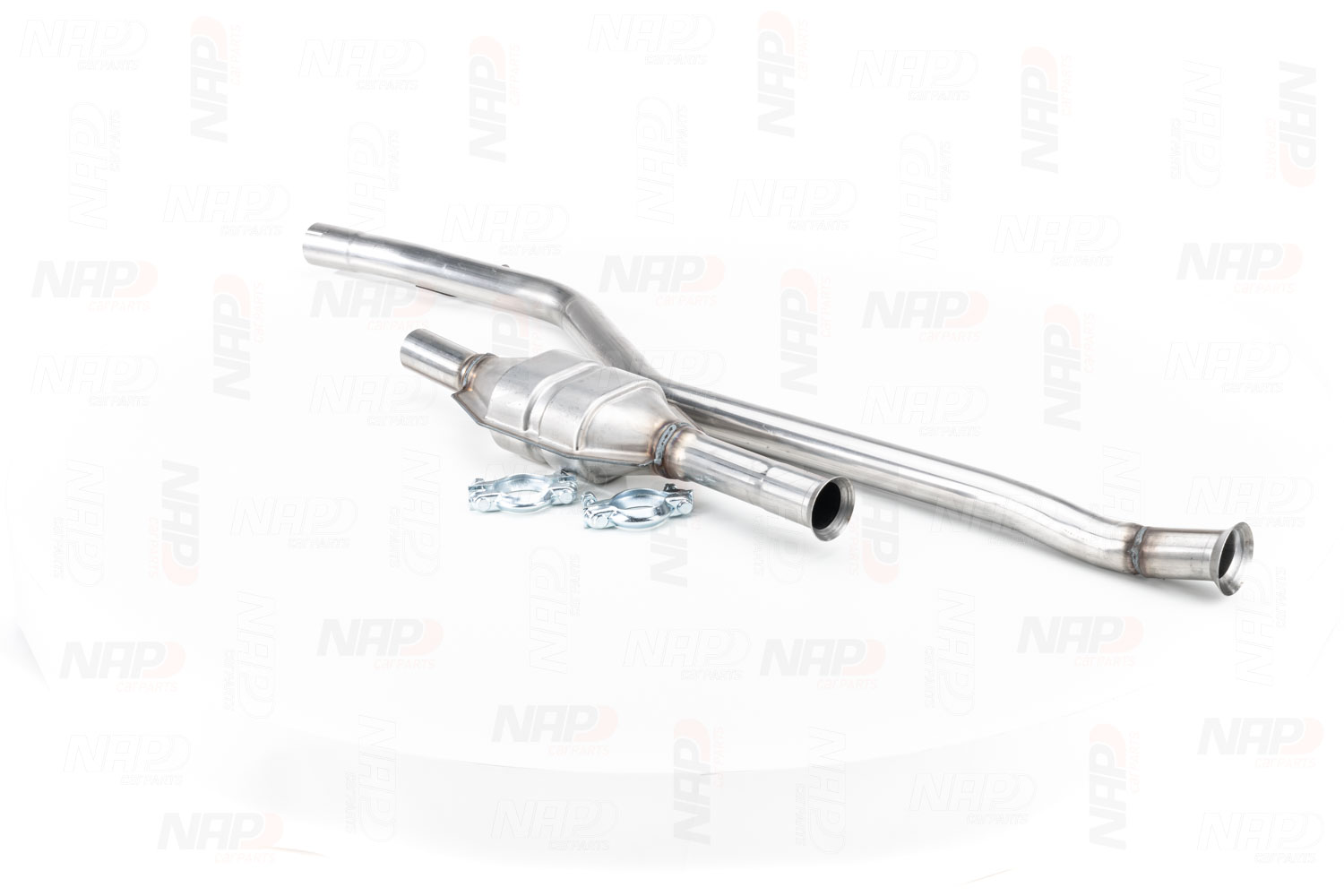 NAP carparts CAK10482: Katalizator z materiałem montażowym/ mocującym