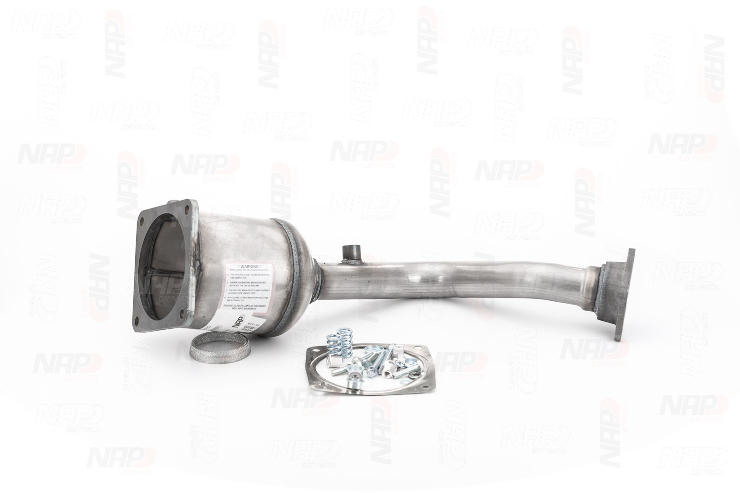 NAP carparts CAK10493: Katalizator z materiałem montażowym/ mocującym