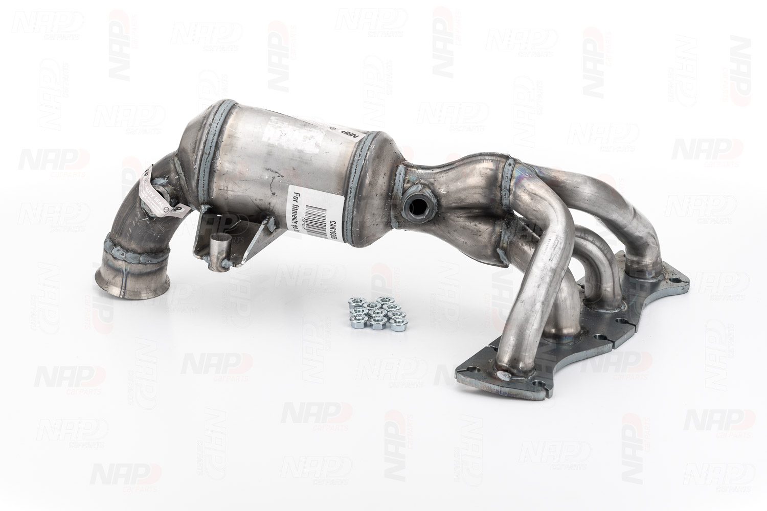NAP carparts CAK10505: Katalüsaator koos paigaldus-/kinnitusmaterjaliga