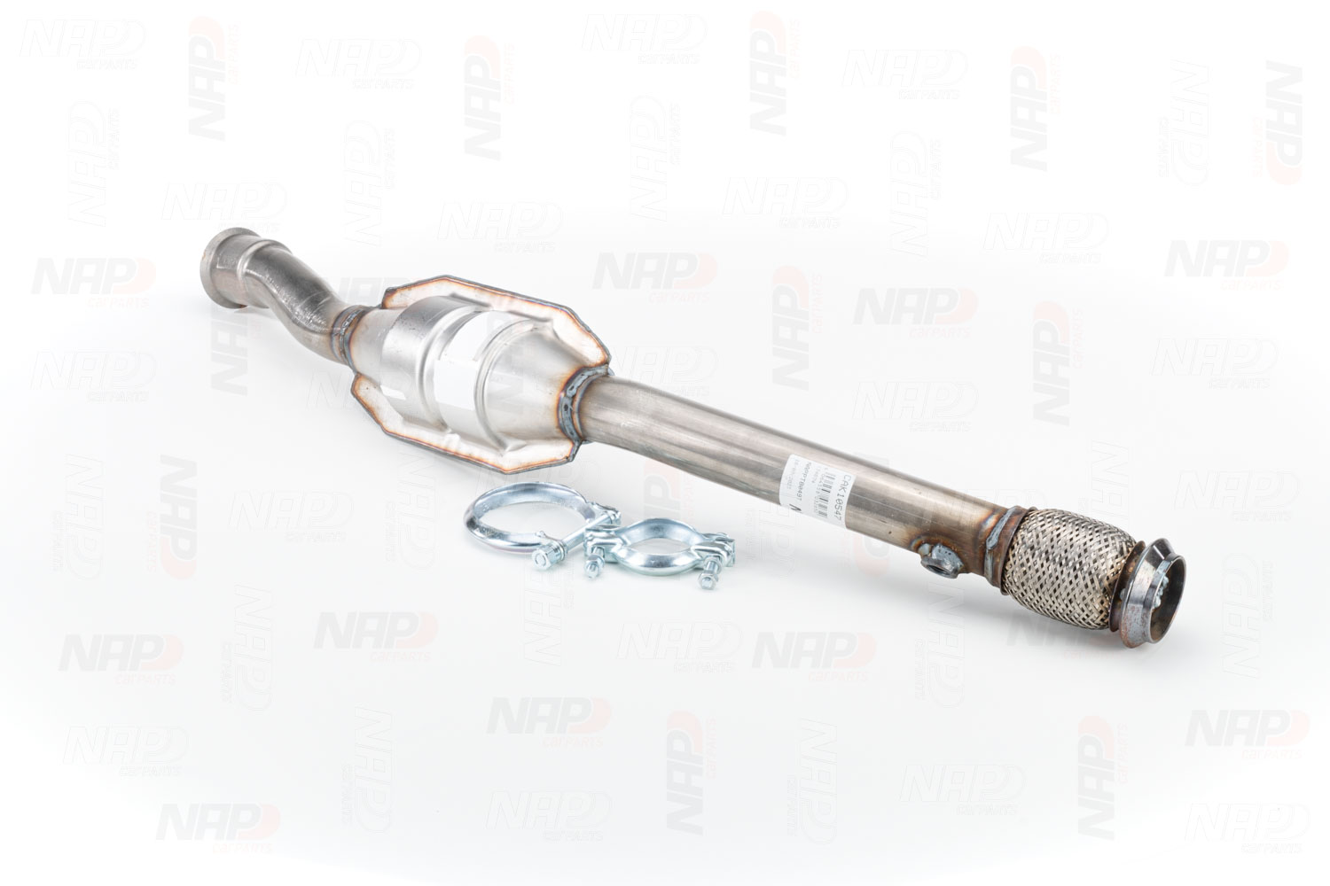 NAP carparts CAK10547: Katalysator mit Anbau-/Befestigungsmaterial
