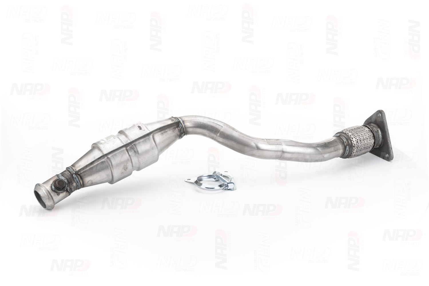 NAP carparts CAK10563: Katalizator z materiałem montażowym/ mocującym