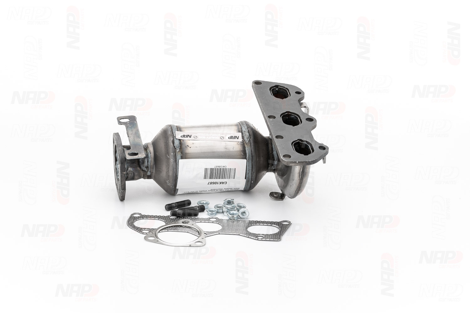 NAP carparts CAK10687: Katalysator mit Anbau-/Befestigungsmaterial