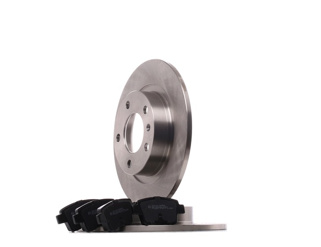 RIDEX 3405B0410 Kit de discos de freno y pastillas OPEL Corsa D Hatchback (S07) 75 cv Gasóleo costo