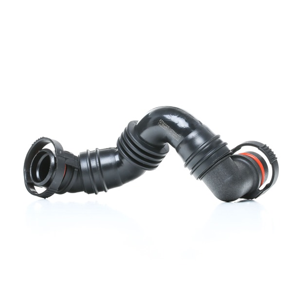 RIDEX 1600H16000020: Tubo flexível, respiro do cárter da cambota em baixo, à direita, Do separador de óleo para a válvula (respiro do cárter)