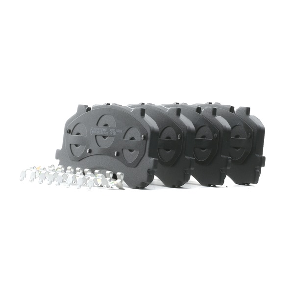 RIDEX 402B1401: Bremsbeläge Vorderachse, mit Anti-Quietsch-Blech