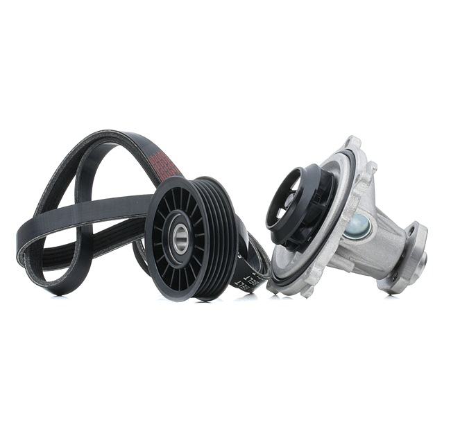 RIDEX 4172P0050 Водна помпа + комплект пистови ремъци клиновидно оребряване AUDI A4 Седан (8D2, B5) 110 K.C. дизел цена