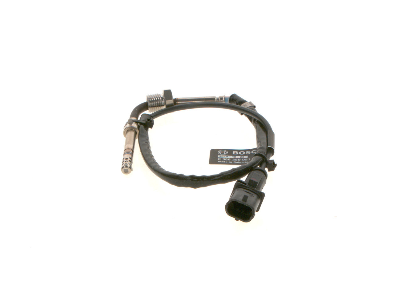 BOSCH 0 986 259 051 Jutiklis, išmetamųjų dujų temperatūra FIAT Doblo Universalas (263_) 90 AG dyzelinas kaina
