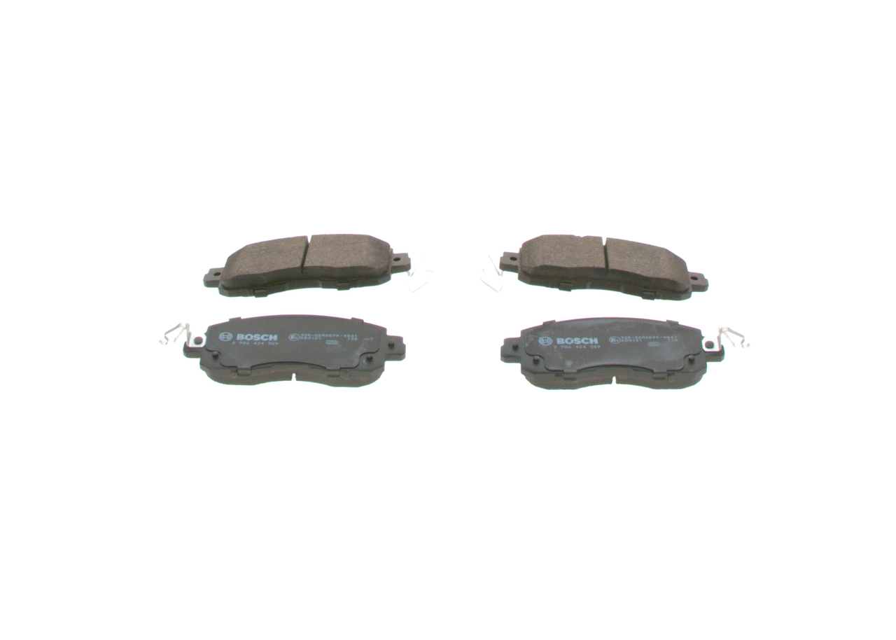 BOSCH 0 986 424 509: Juego de pastillas de freno