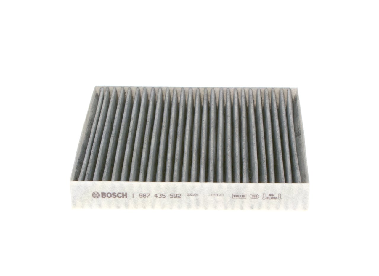 BOSCH 1 987 435 592: Filtro de habitáculo Filtro de carbón activado