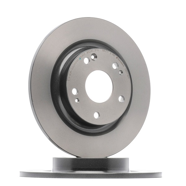 BREMBO 08.D718.11: Disc de frână PRIME LINE - UV Coated Ř: 282mm, plin, Ř: 282mm, acoperit (cu un strat protector), cu suruburi