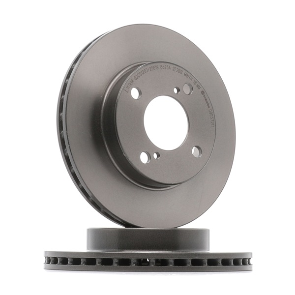 BREMBO 09.D572.11: Disc de frână PRIME LINE - UV Coated Ř: 231mm, ventilat interior, Ř: 231mm, acoperit (cu un strat protector)
