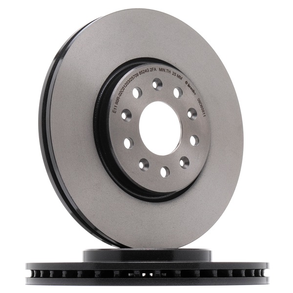 BREMBO 09.D608.11: Disc de frână PRIME LINE - UV Coated Ř: 321mm, ventilat interior, Ř: 321mm, acoperit (cu un strat protector)