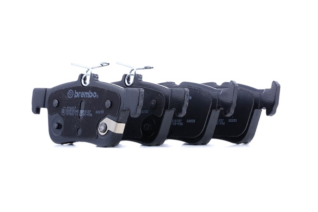 BREMBO P 24 217: Plăcuțe de frână PRIME LINE fara accesorii, cu tabla anti scartait