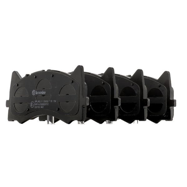 BREMBO P 50 154: Plăcuțe de frână PRIME LINE fara accesorii, cu tabla anti scartait