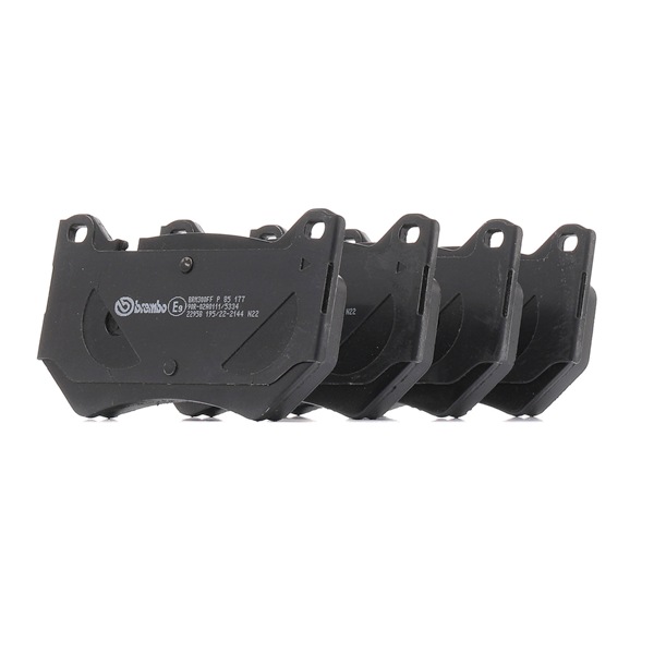 BREMBO P 85 177 Τακάκια φρένων AUDI Q5 SUV (80A) 204 PS βενζινοκίνητο/ηλεκτροκίνητο κόστος