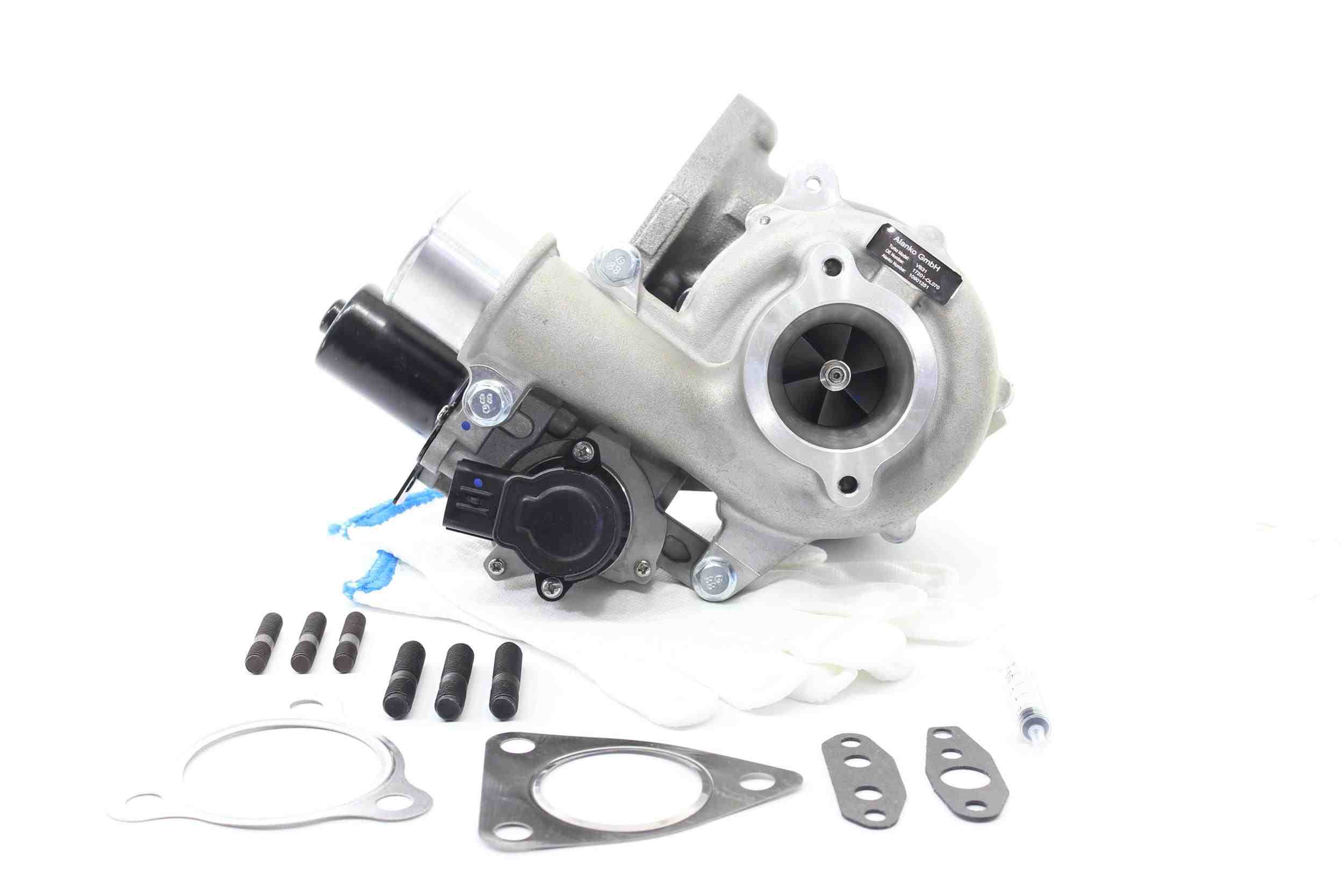ALANKO 10901251: Turbosuflantă incl. Set garnituri, cu material de atașare/fixare