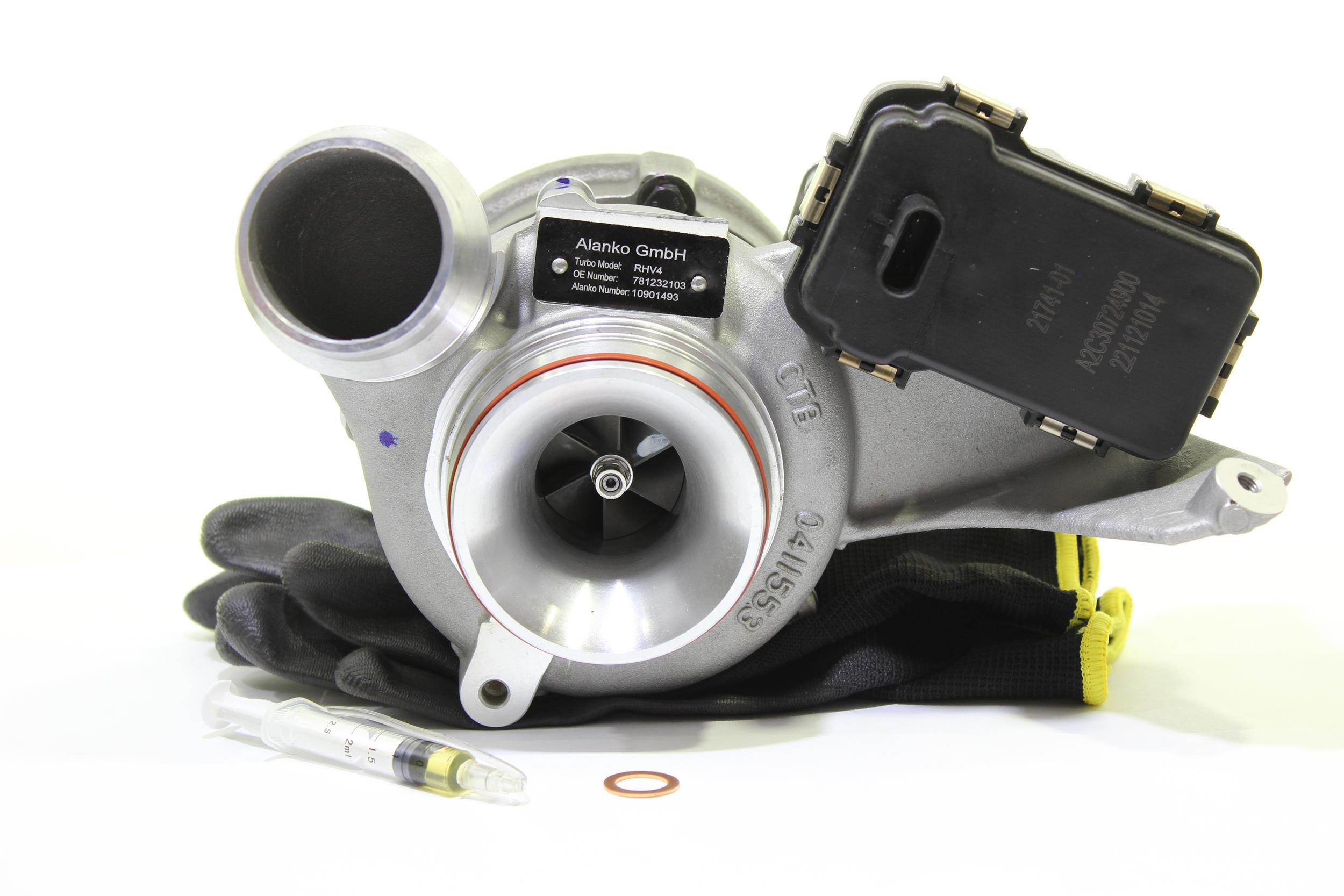 ALANKO 10901493: Turbocharger incl. Magnetische koppeling, met montage-/bevestigingsmateriaal
