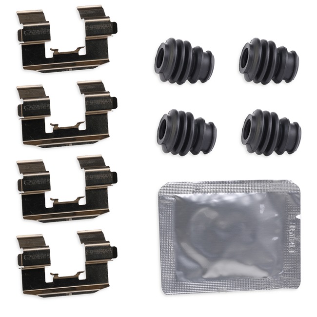 QUICK BRAKE 109-0115 Zubehörsatz, Scheibenbremsbelag FORD FIESTA 6 1.4 TDCi 68 PS Diesel