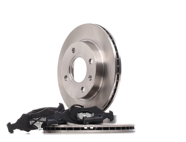 RIDEX 3405B0422 Kit de discos de freno y pastillas FORD FIESTA 4 (JA, JB) 50 cv Gasolina costo
