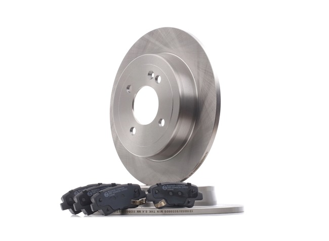 RIDEX 3405B0426 Kit de discos de freno y pastillas RENAULT CLIO 3 (BR0/1, CR0/1) 75 cv Gasolina costo