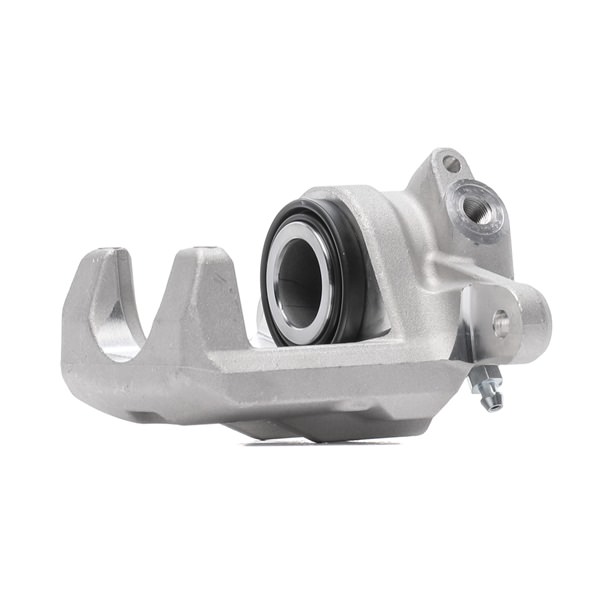 RIDEX 78B1279: Bremssattel Hinterachse links, Hinterachse, mit Halterahmen