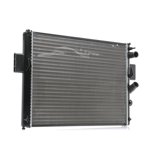 RIDEX 470R1199: Chłodnica, układ chłodzenia silnika Aluminium, Tworzywo sztuczne, bez klamry
