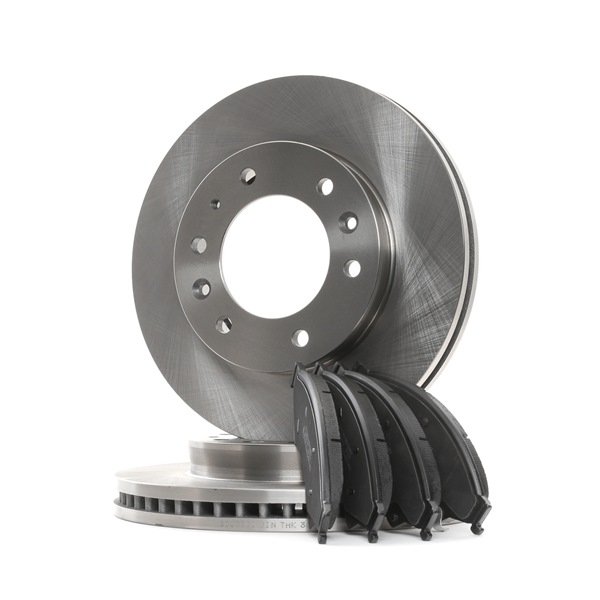 STARK SKBK-10990449: Set frana, frana disc punte fata, Ř: 302mm, ventilat, cu tabla anti scartait, cu suruburi etrier