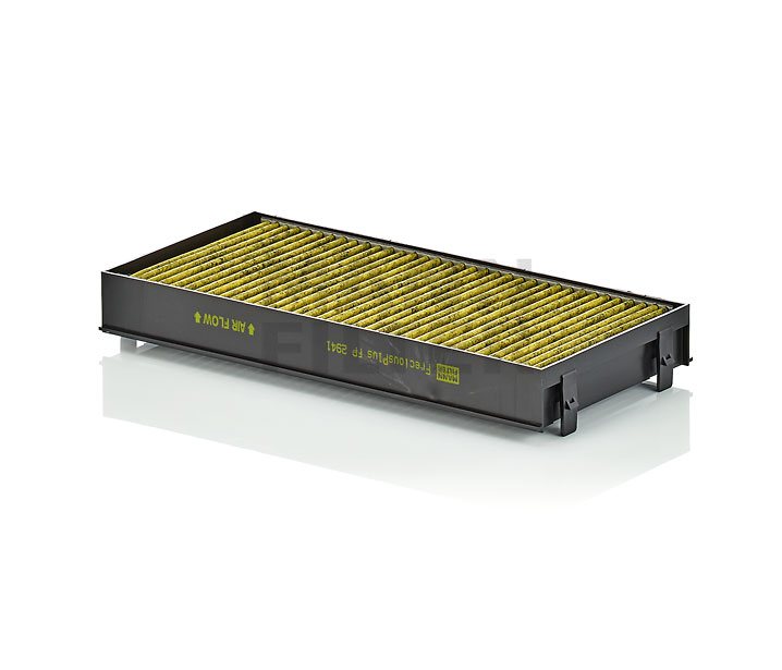 MANN-FILTER FP 2941-2: Filtre d'habitacle FreciousPlus Filtre à charbon actif avec polyphenol, avec effet antibactérien, Filtre à poussière fine (PM 2.5), avec une activité antifongique, Filtre à charbon actif
