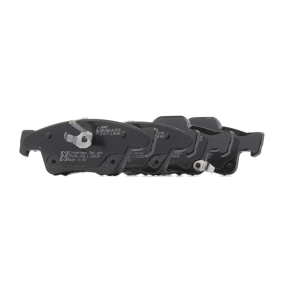 ZIMMERMANN 25196.180.1 Τακάκια φρένων JEEP GRAND CHEROKEE 4 (WK, WK2) 717 PS Βενζίνη κόστος