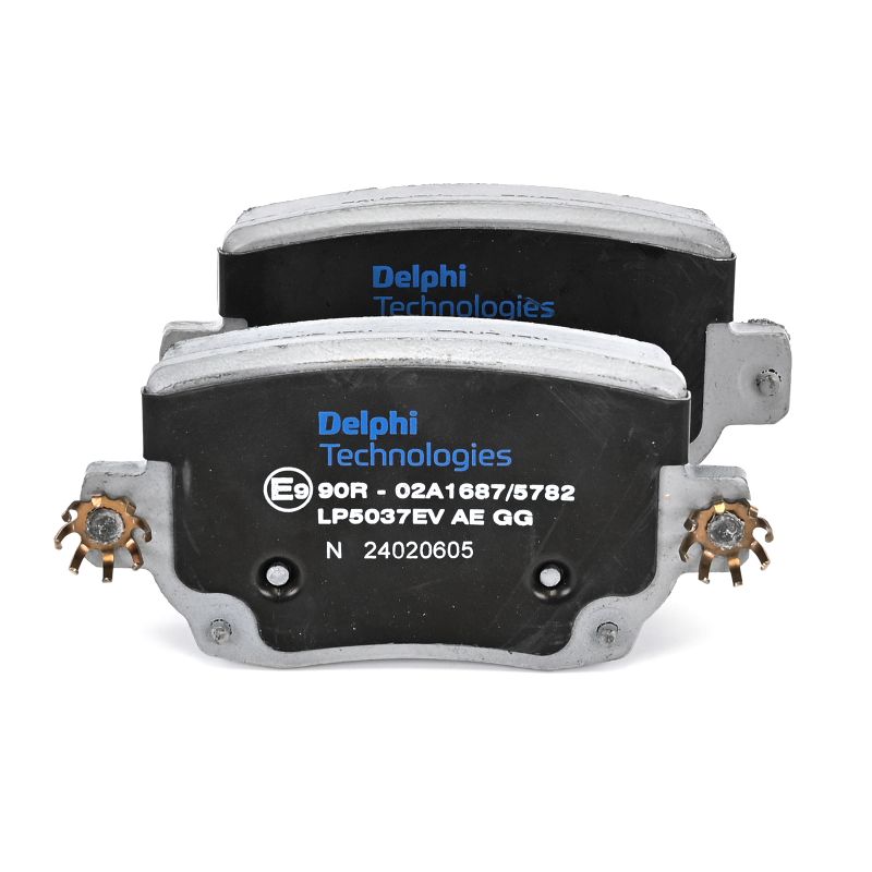 DELPHI LP5037EV: Plaquettes de frein avec accessoires, avec tôle anti-bruit