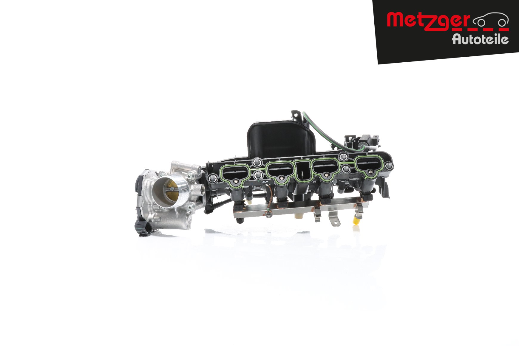 METZGER 2100080: Collecteur d'admission COMPETENCE KIT RÉFÈRENCE OE avec élément d'ajustage, avec joints, avec commande du papillon de gaz, avec senseur de pression