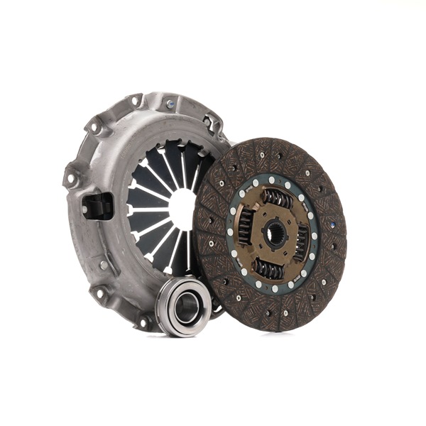 RIDEX 479C3249: Kit de embrague con placa de apriete de embrague, con plato de embrague, con cojinete de desembrague