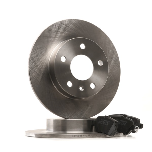 STARK SKBK-10990454: Kit de discos de freno y pastillas Eje trasero, Ø: 264mm, macizo, con pinza/grapa